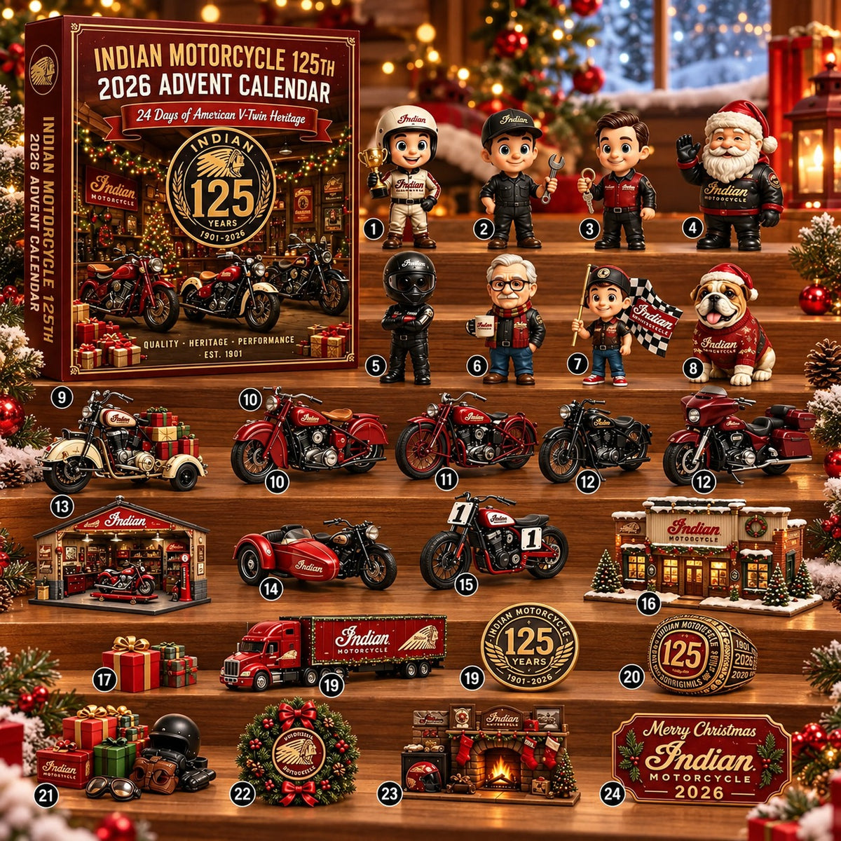 125th Anniversary Motorcycle Advent Calendar 2026