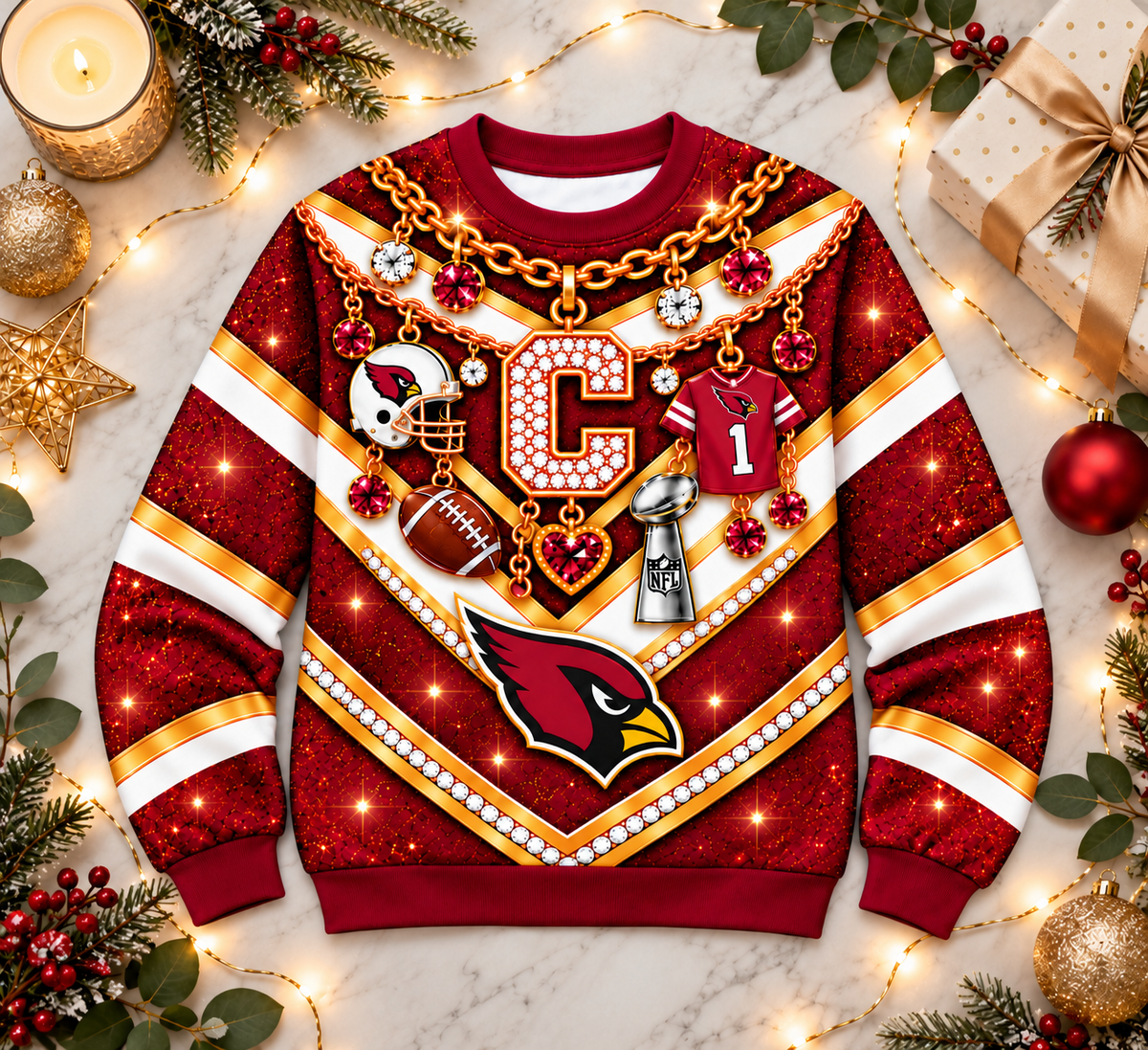 AC x NFL Luxury Bling Sweatshirt