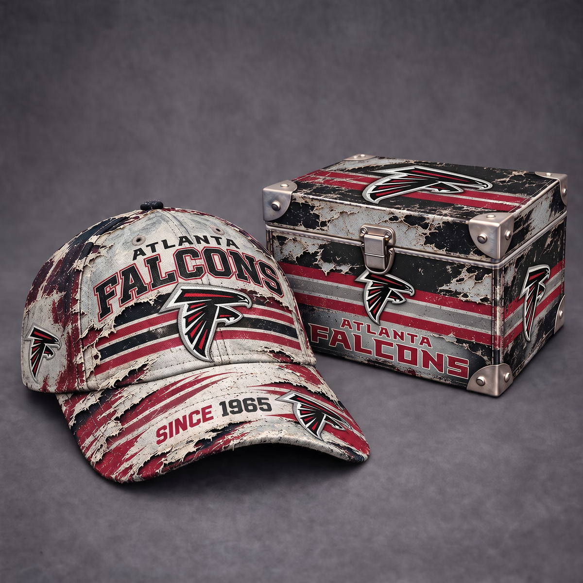 AF x 1-of-1 NFL Distressed Baseball Cap And Gift Box Set