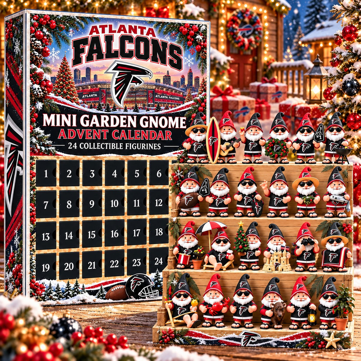 AF x NFL Mini Garden Gnome Advent Calendar