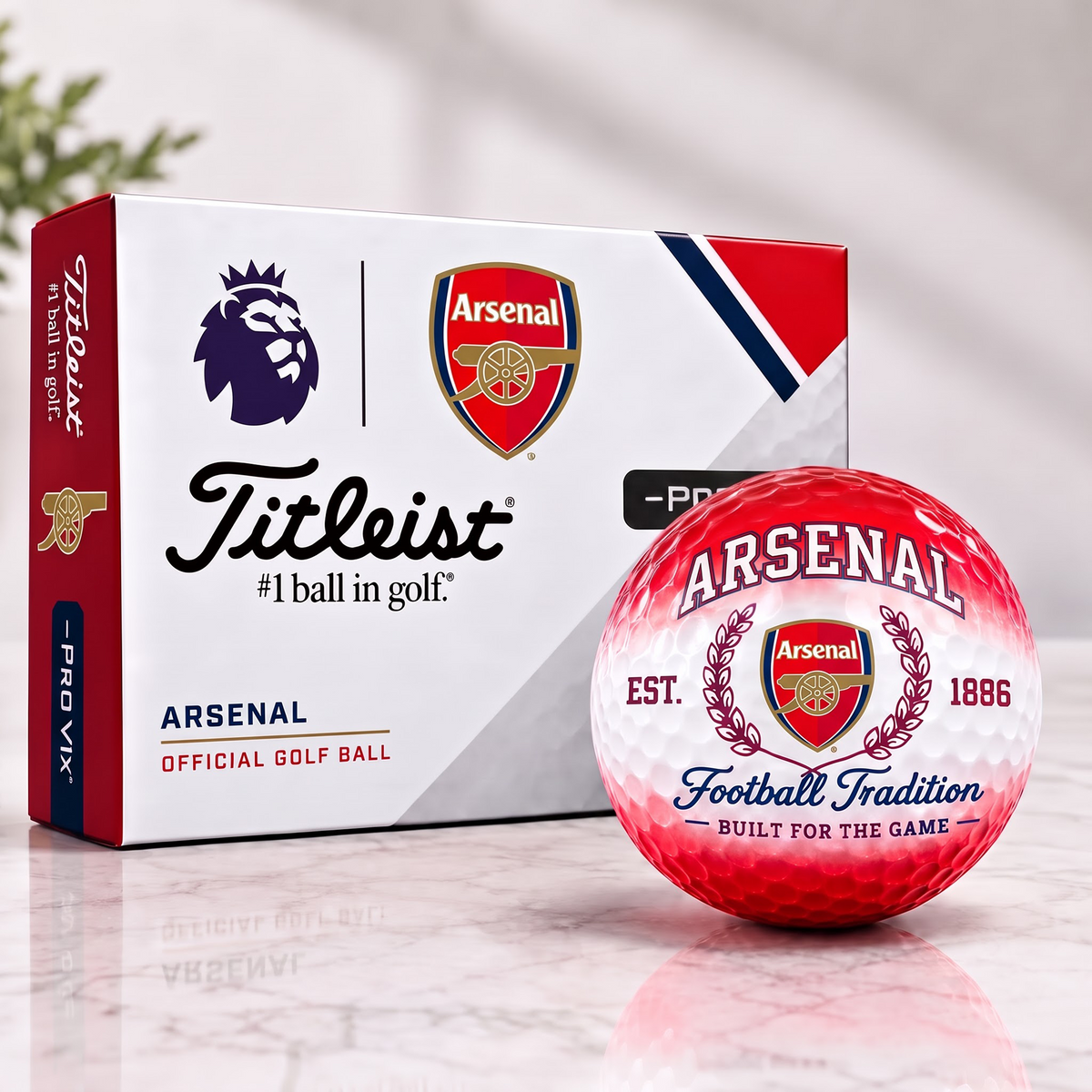 ARS X Custom EPL Football Tradition Golf Ball Set