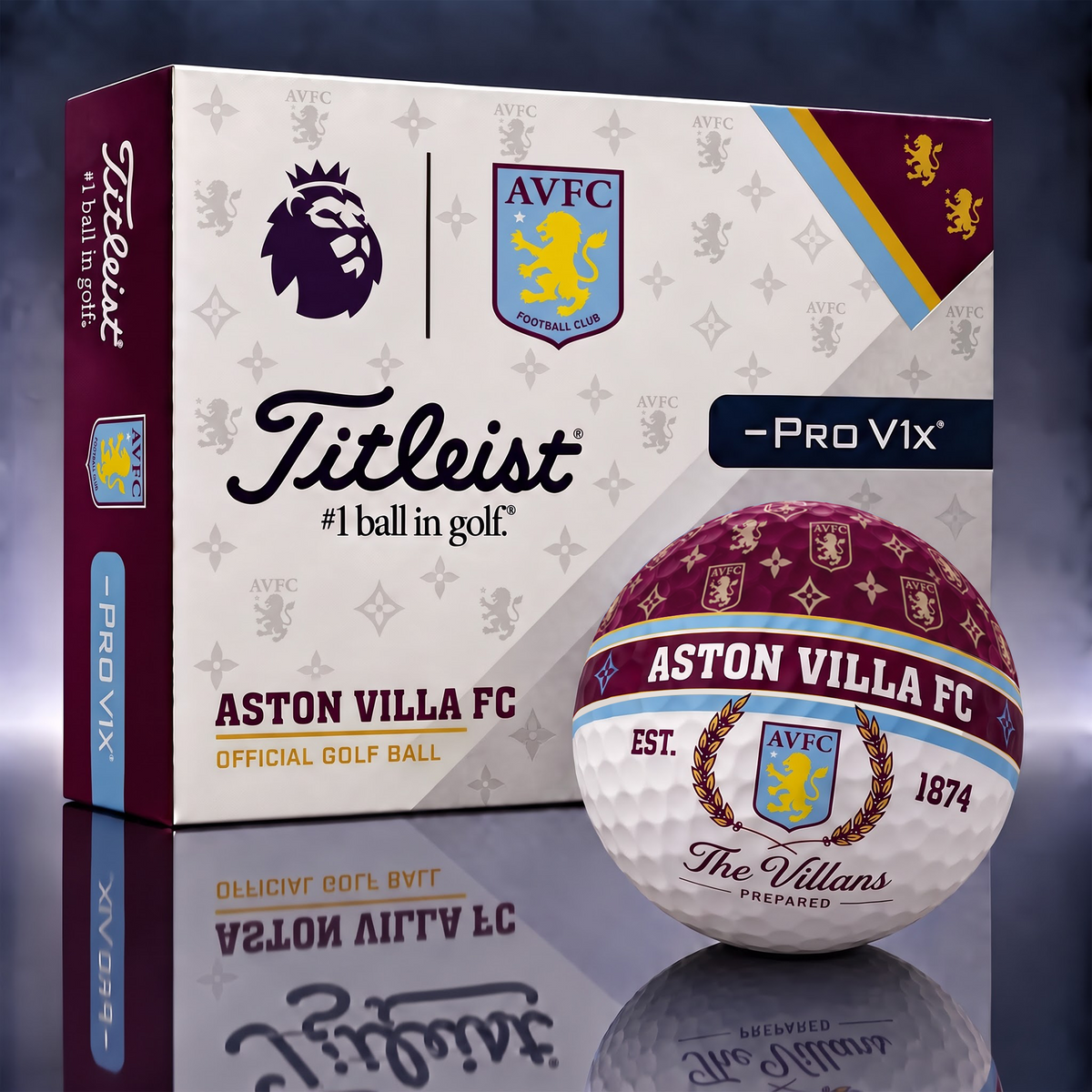 AST x EPL Custom LV x Titleist Pro V1 Golf Balls Set