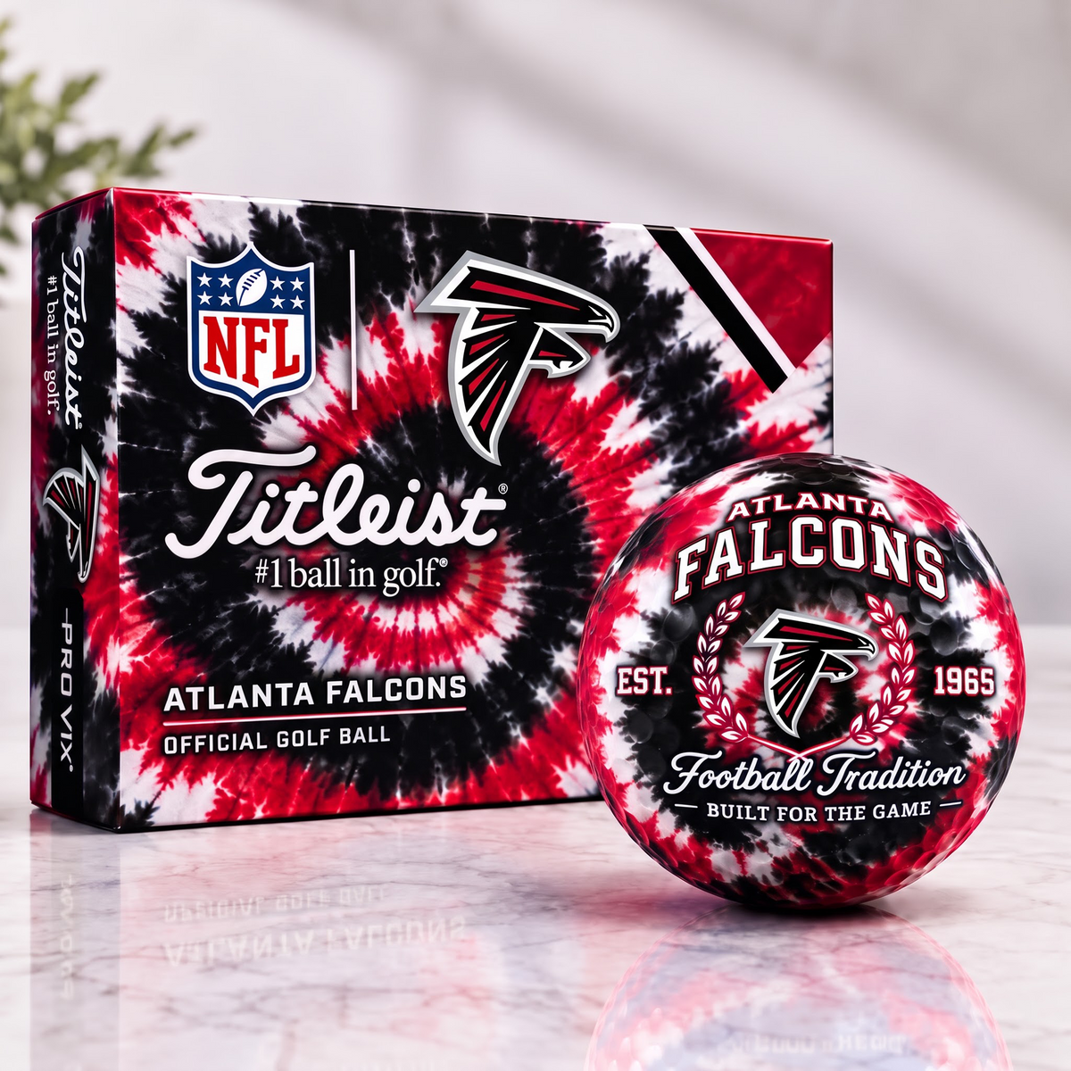 ATL X Tradition Tie Dye Golf Ball
