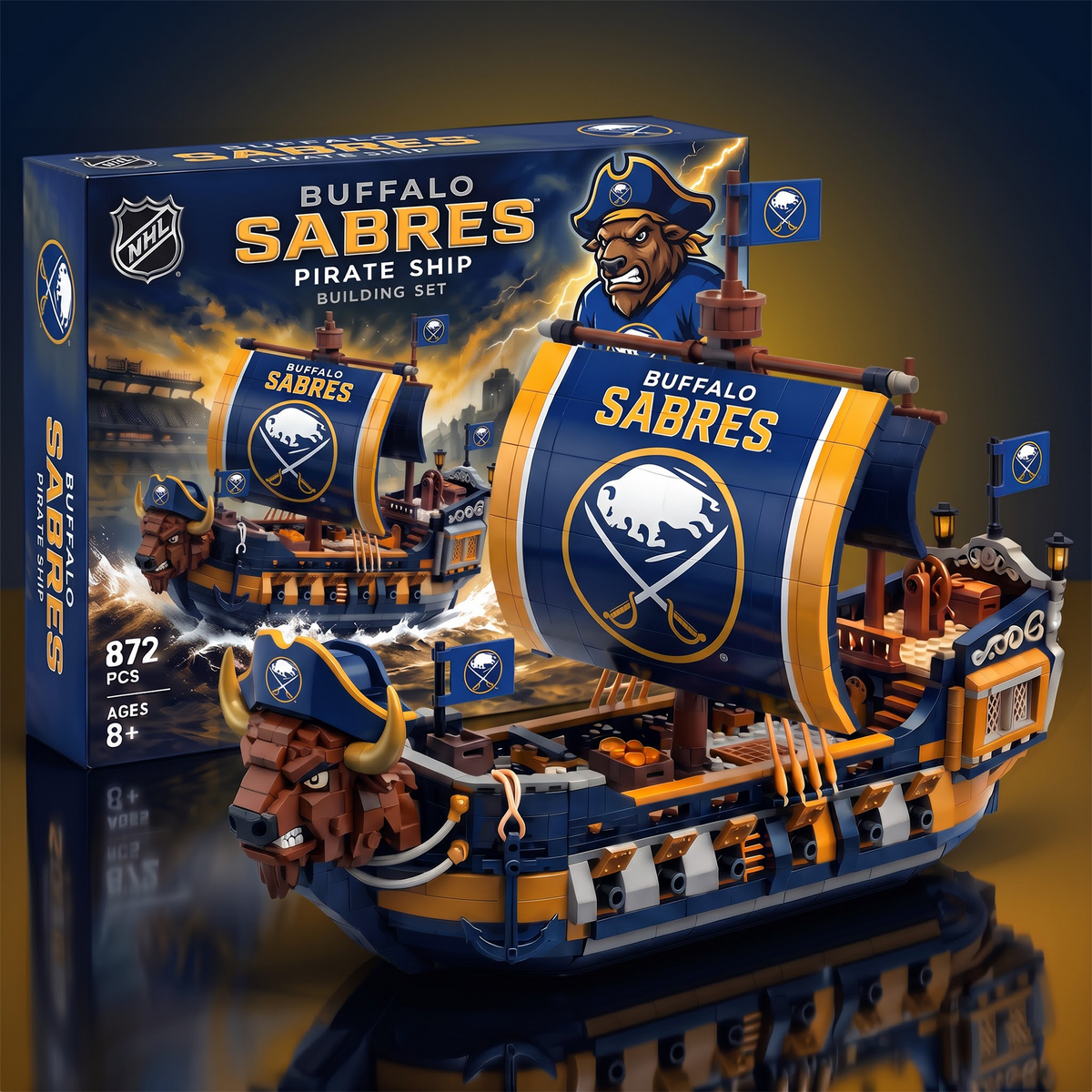 BS x x NHL 50th Anniversary Pirate Ship Building Set