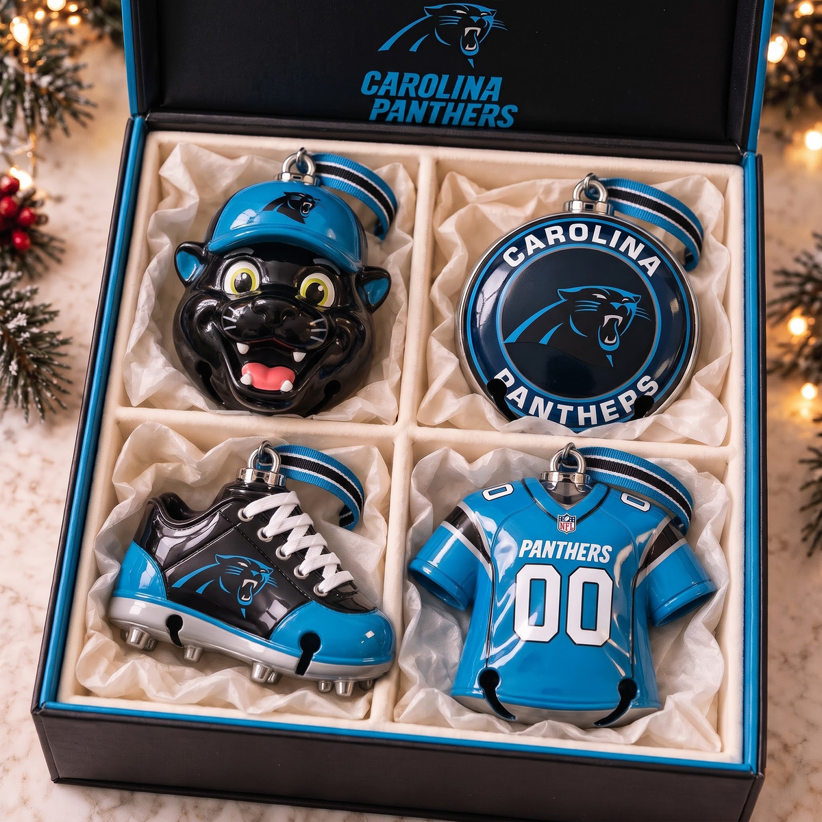 CAR X Premium NFL Christmas Bell Ornament
