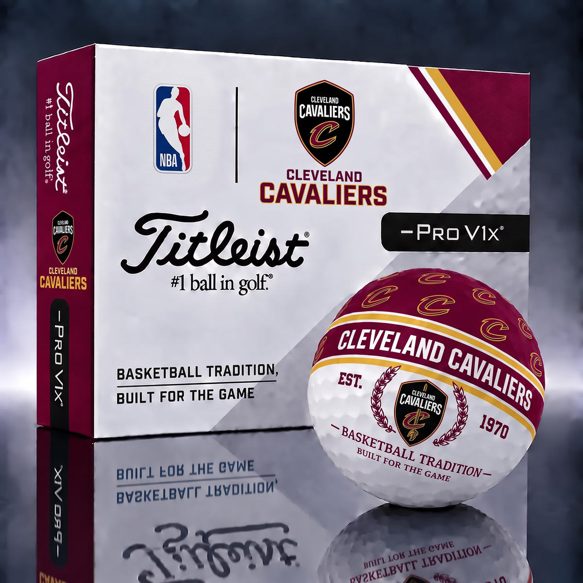 CC x NBA 1-OF-1 IN-HOUSE CRAFTED TITLEIST PRO V1X NBA LIMITED EDITION GOLF BALLS