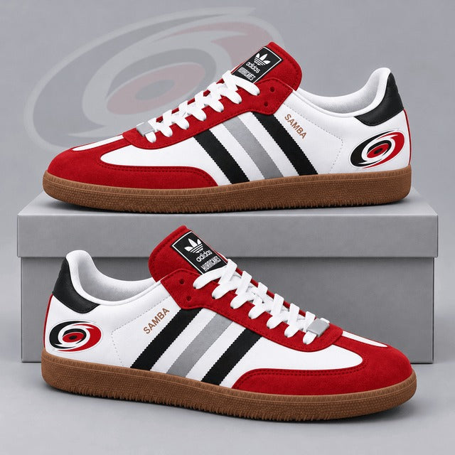 CH x NHL Retro Samba Low Top Sneakers Classic Three Stripe Hockey Fan Casual Shoes