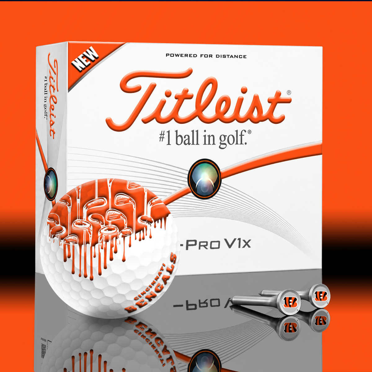 CIN x NFL PERSONALIZED GOLF BALL LIMITED EDITION V2