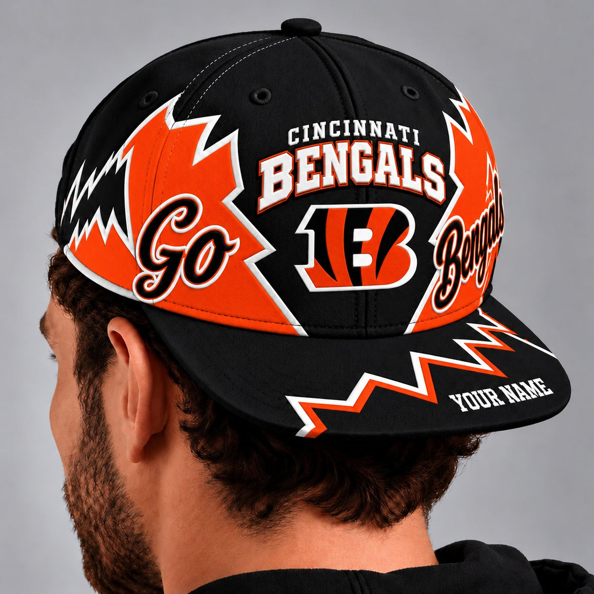 CIN x NHL Premium Snapback Hat Personalized Gift For Fan Hockey Men Women