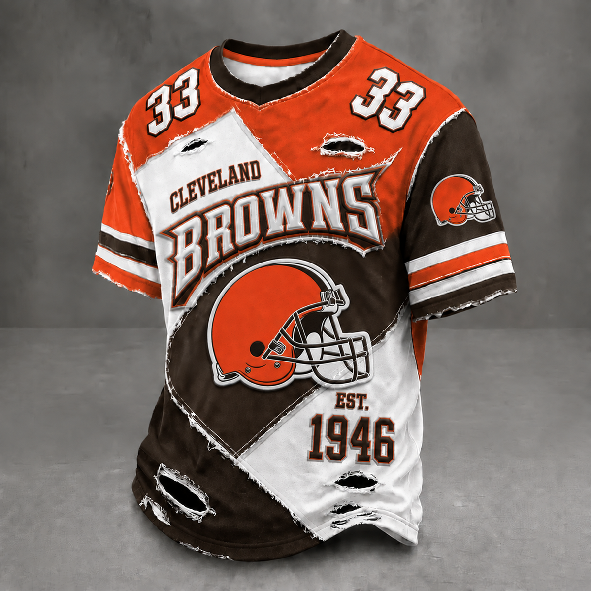 CLE x NFL Men's Professional Football Style Shirt