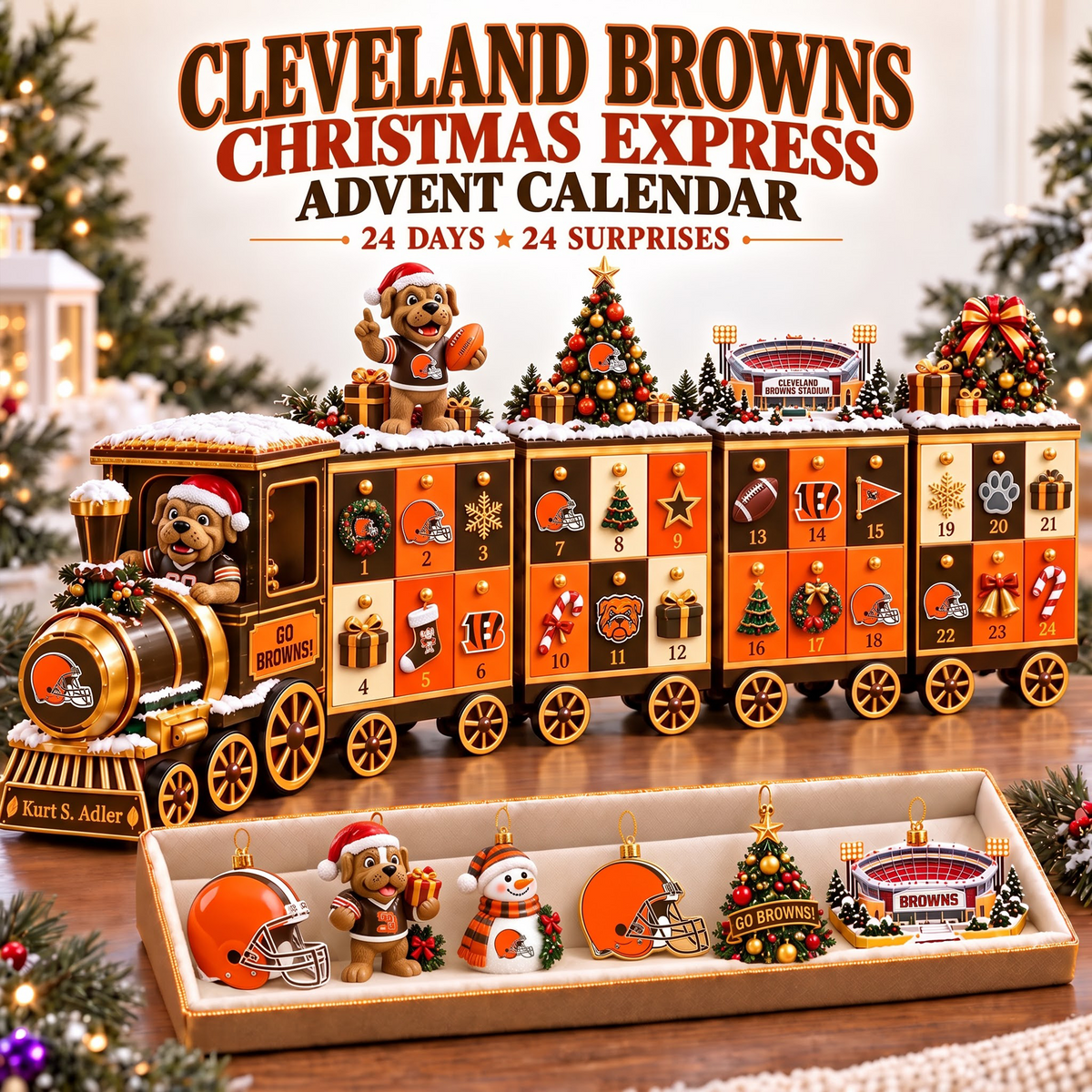 CLE x Premium NFL Christmas Advent Calendar