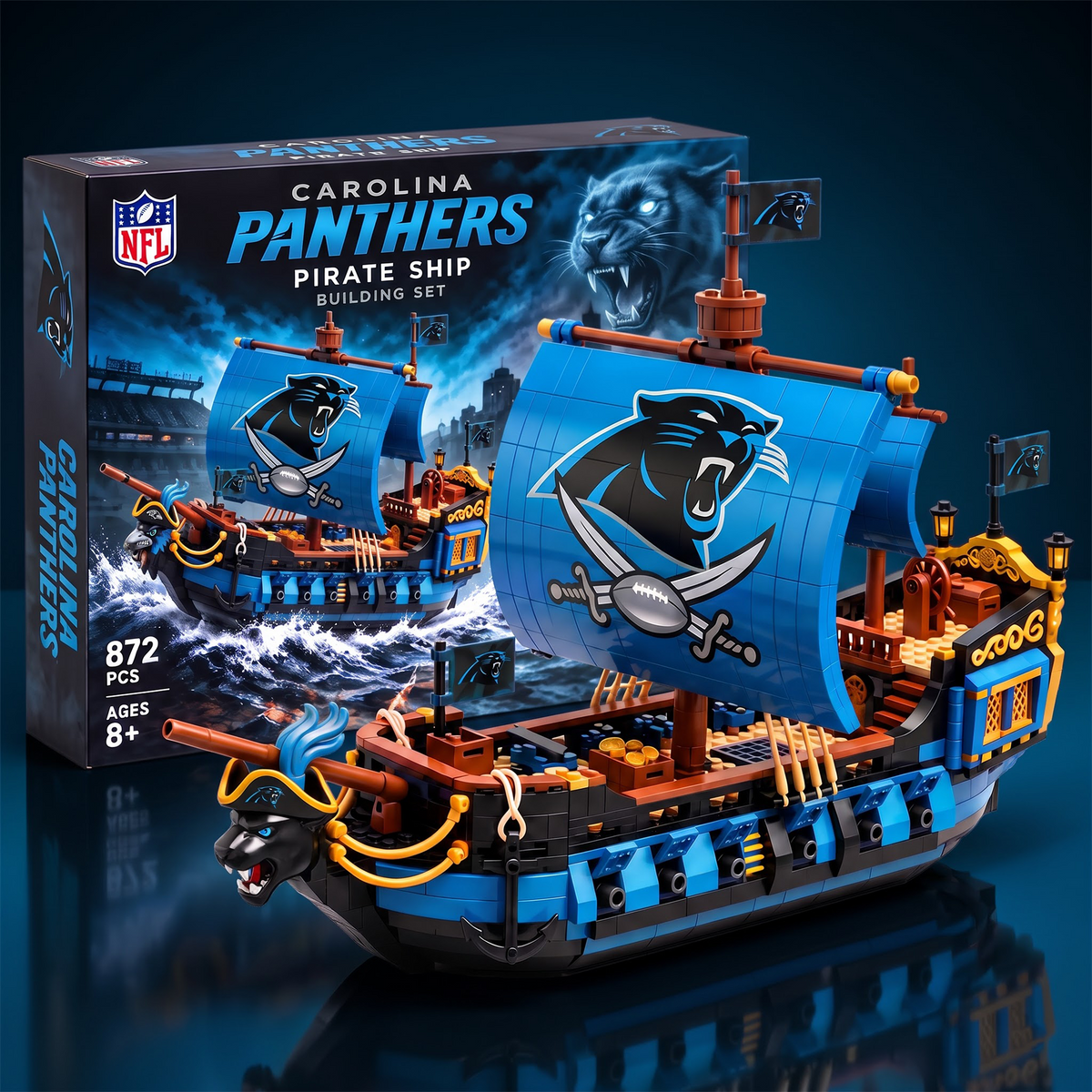 CP x NFL 50th Anniversary Pirate Ship Building Set