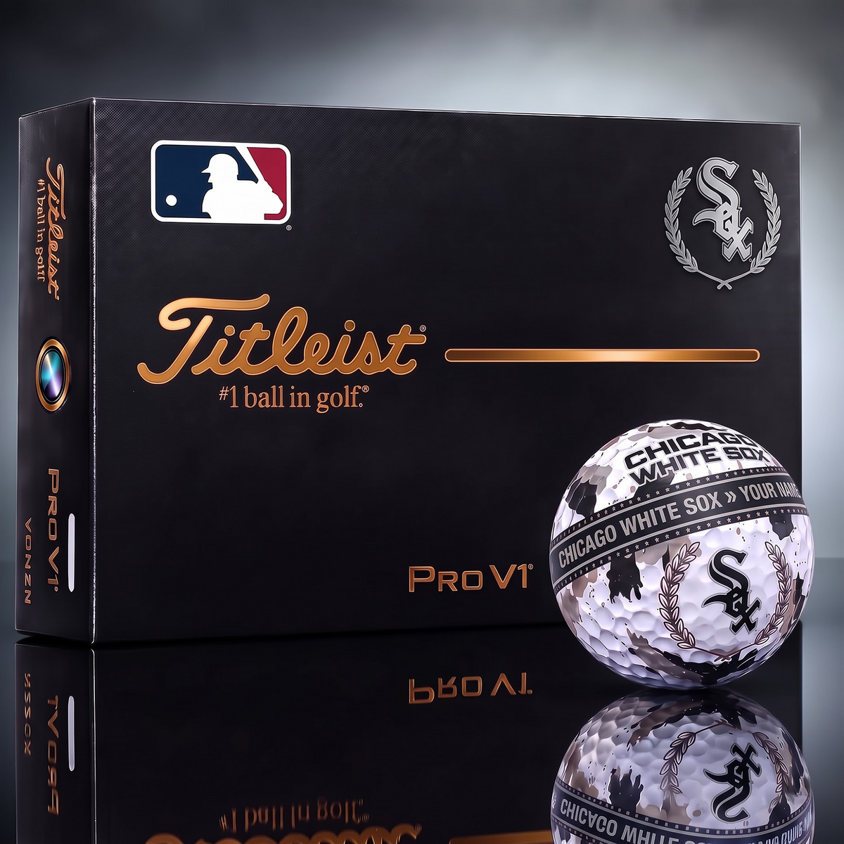 CWS X Premium MLB Titleist Pro V1 Golf Ball Set 1809