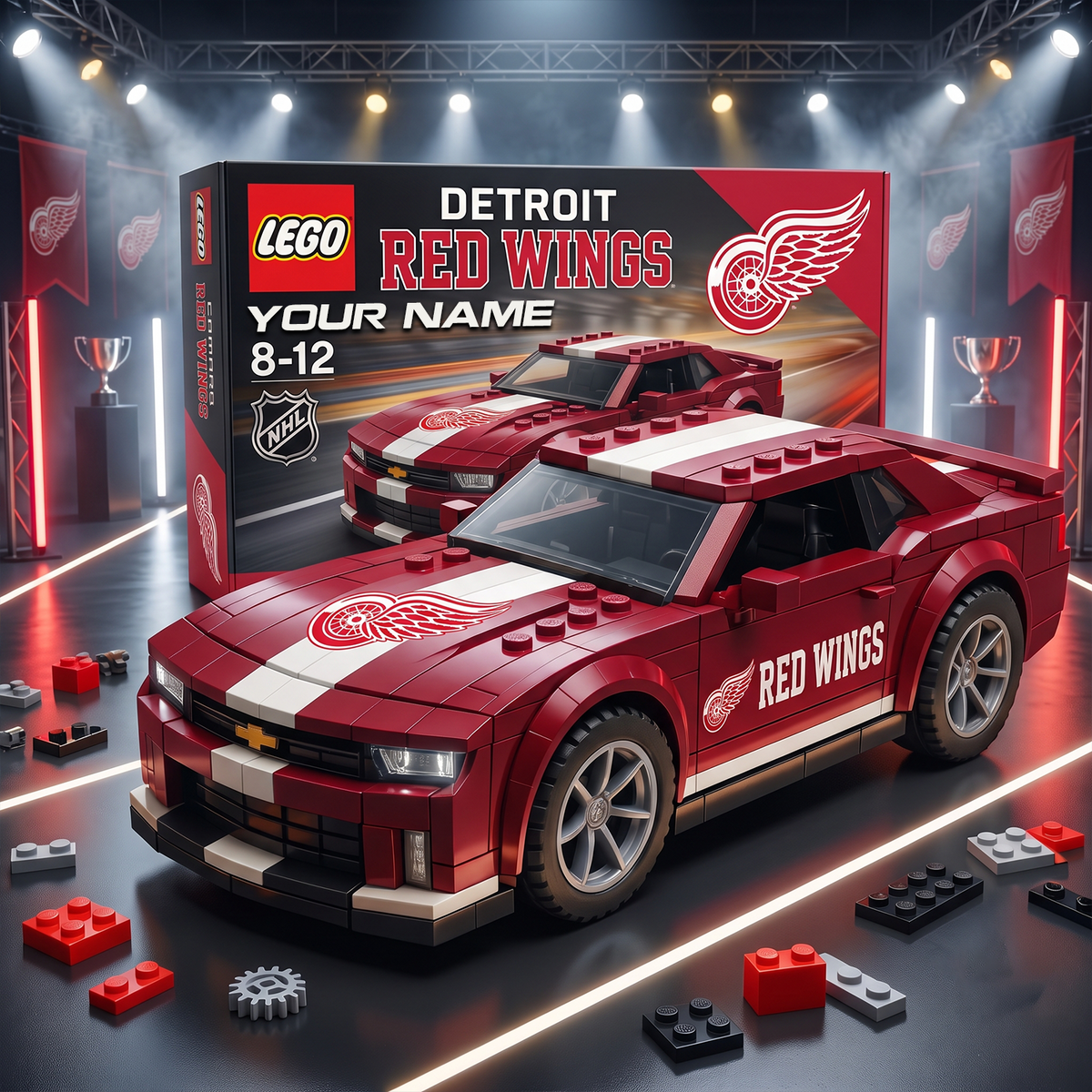 DET x NHL Football Team Camaro Z28 V2