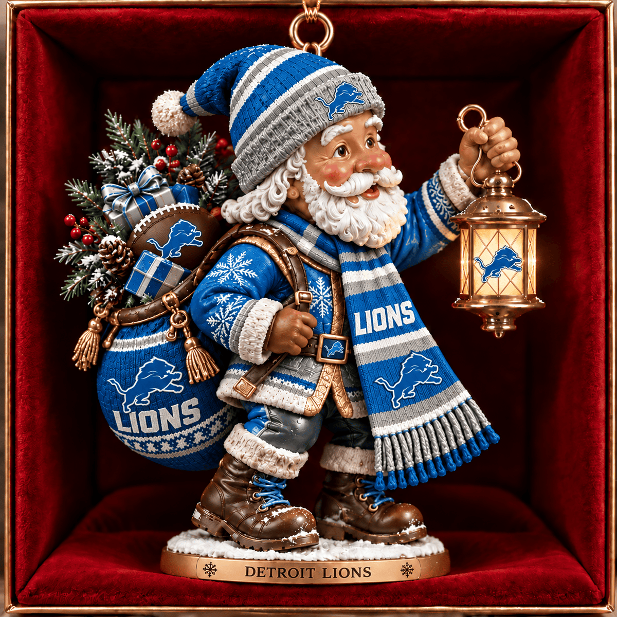 DL x NFL Santa Claus Ornament Chrismas For Fan