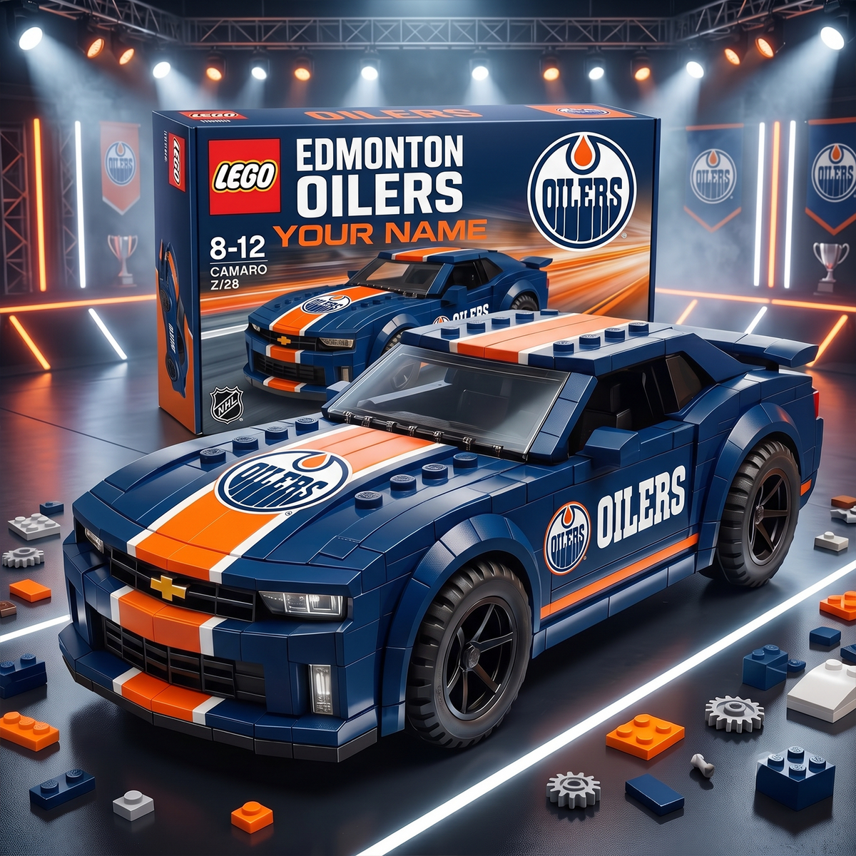 EDM x NHL Football Team Camaro Z28 V2