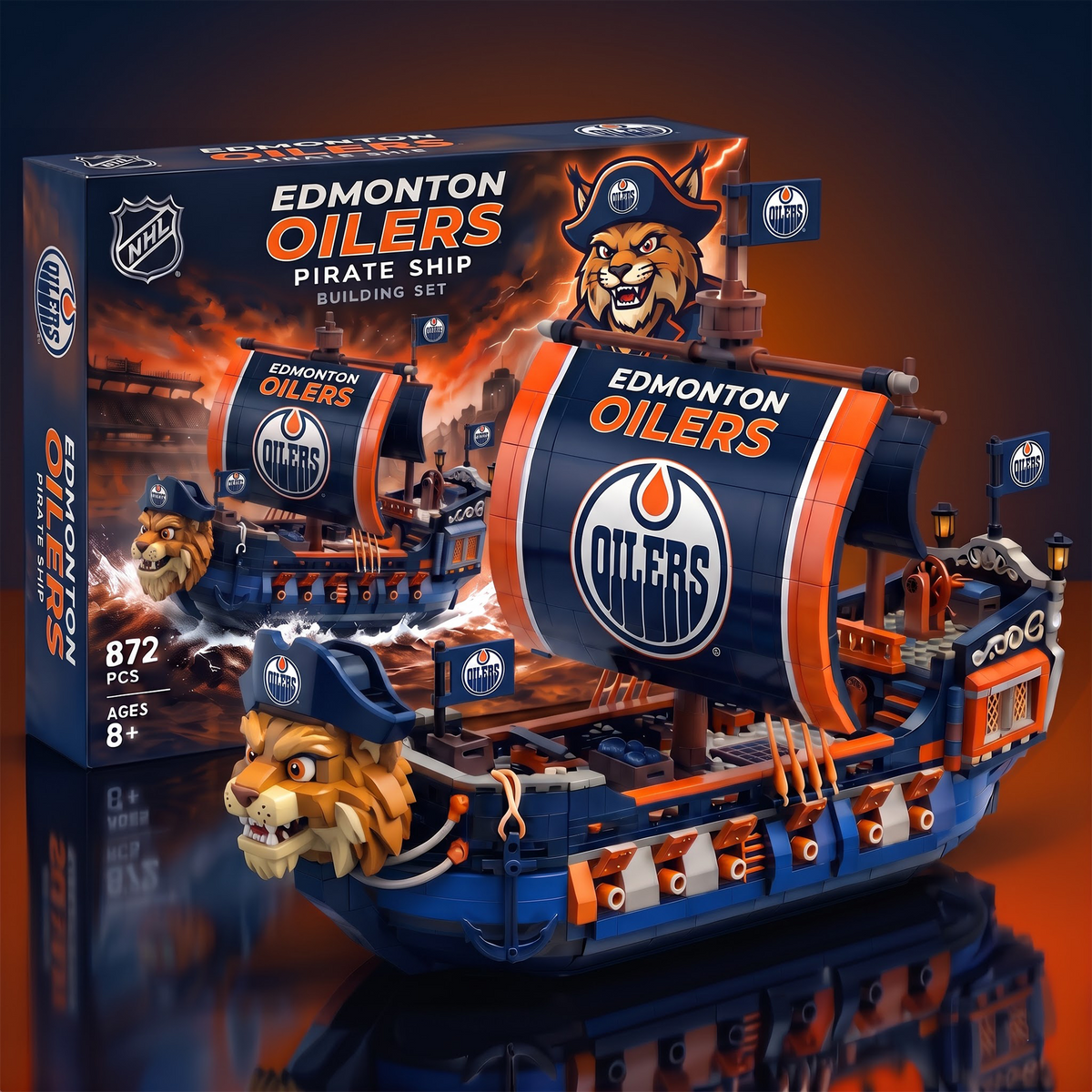 EO x x NHL 50th Anniversary Pirate Ship Building Set