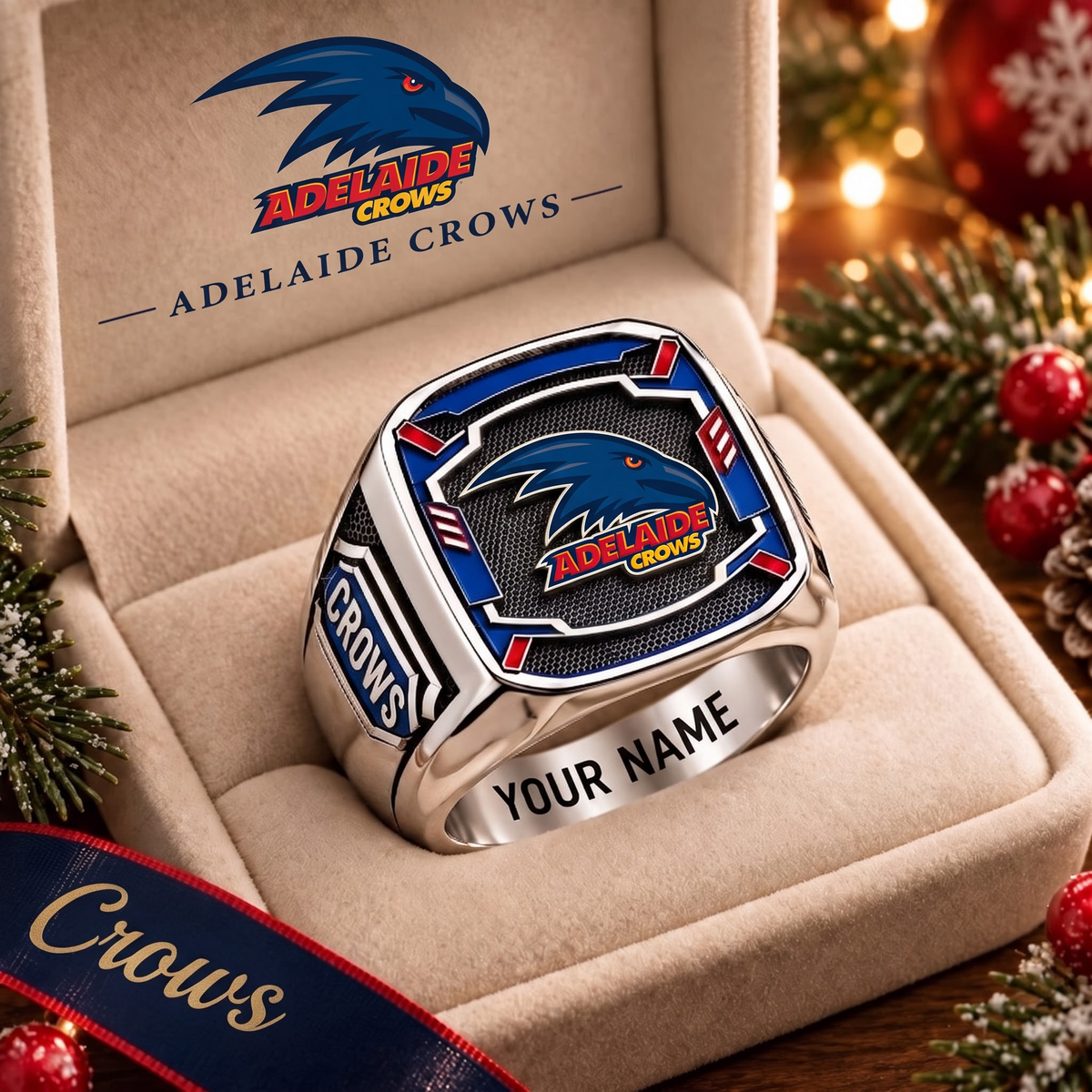 Exclusive AFL x AC Personalized Name Ring