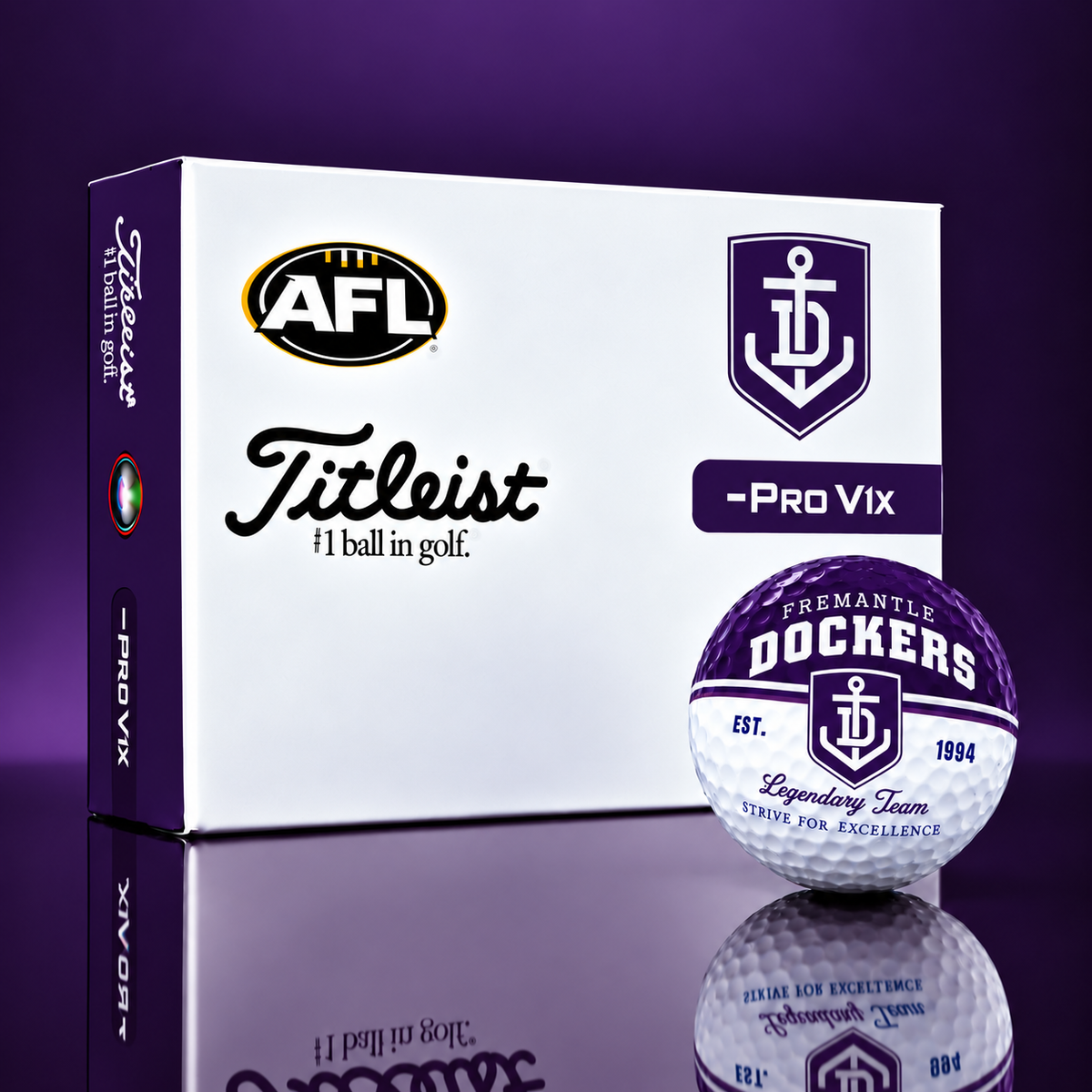 Exclusive AFL x FD Legendary Team Golf Ball