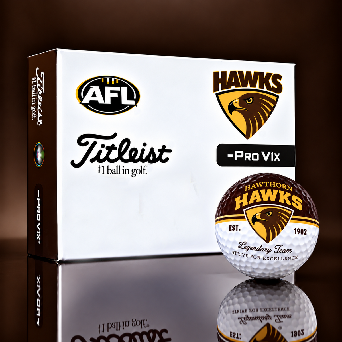 Exclusive AFL x HH Legendary Team Golf Ball