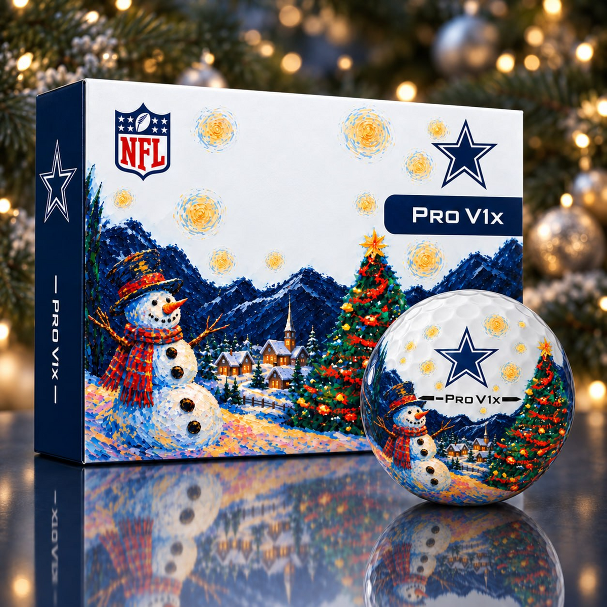 Exclusive Christmas NFL x DAL Golf Ball