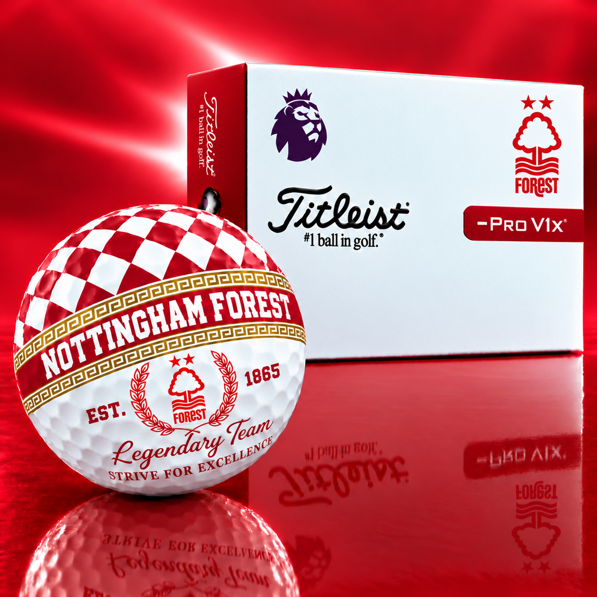 Exclusive EPL x NOT Legendary Team V10 Golf Ball