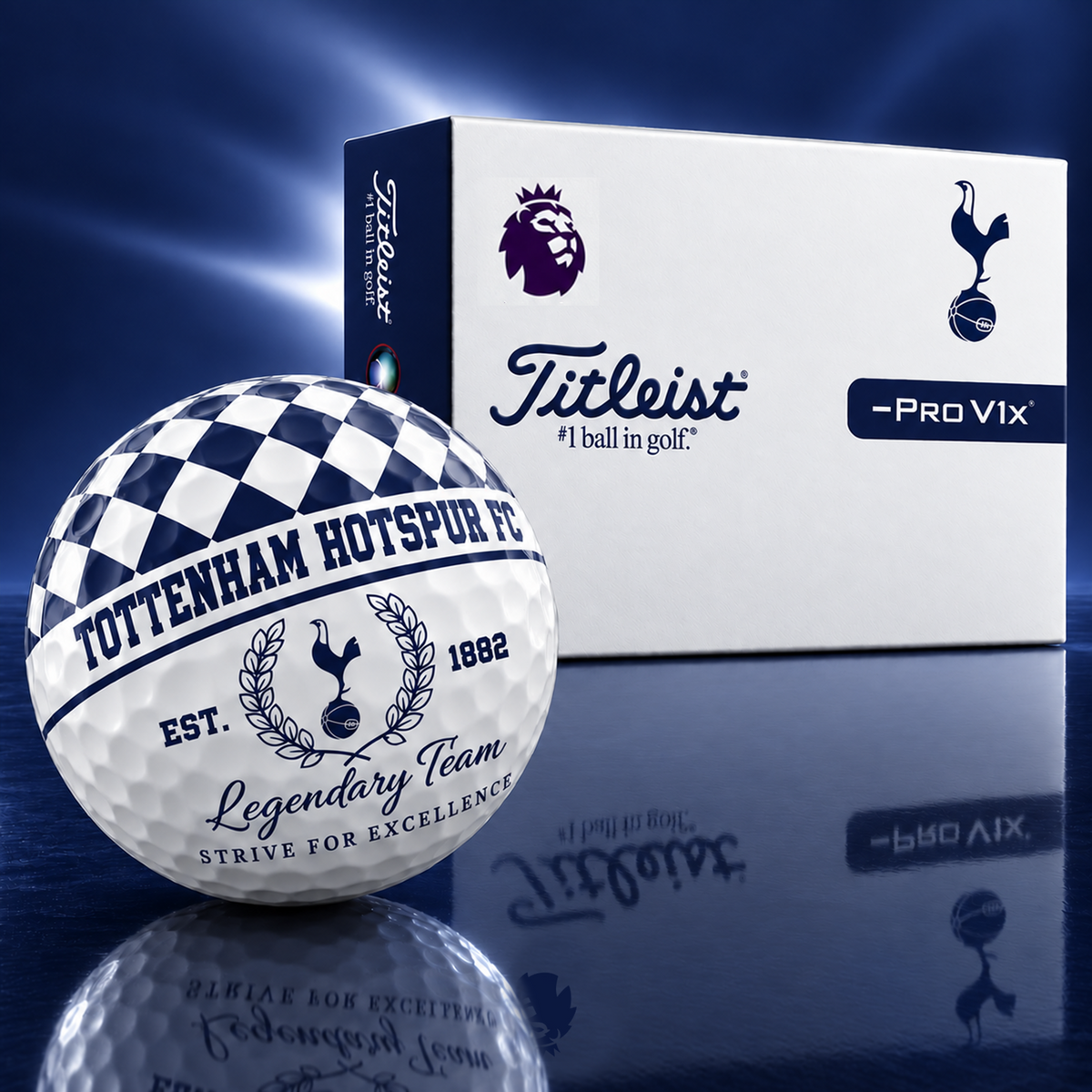 Exclusive EPL x TOT Legendary Team V6 Golf Ball
