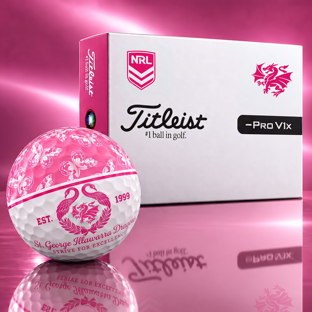 Exclusive Elegant NRL x SGID Golf Ball