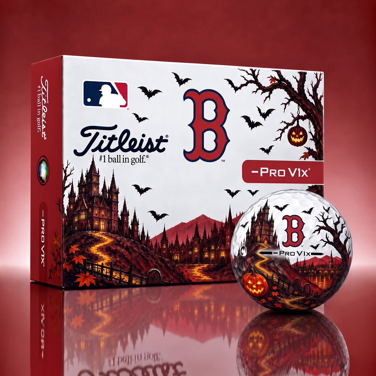 Exclusive MLB x BOS Halloween V3 Golf Ball