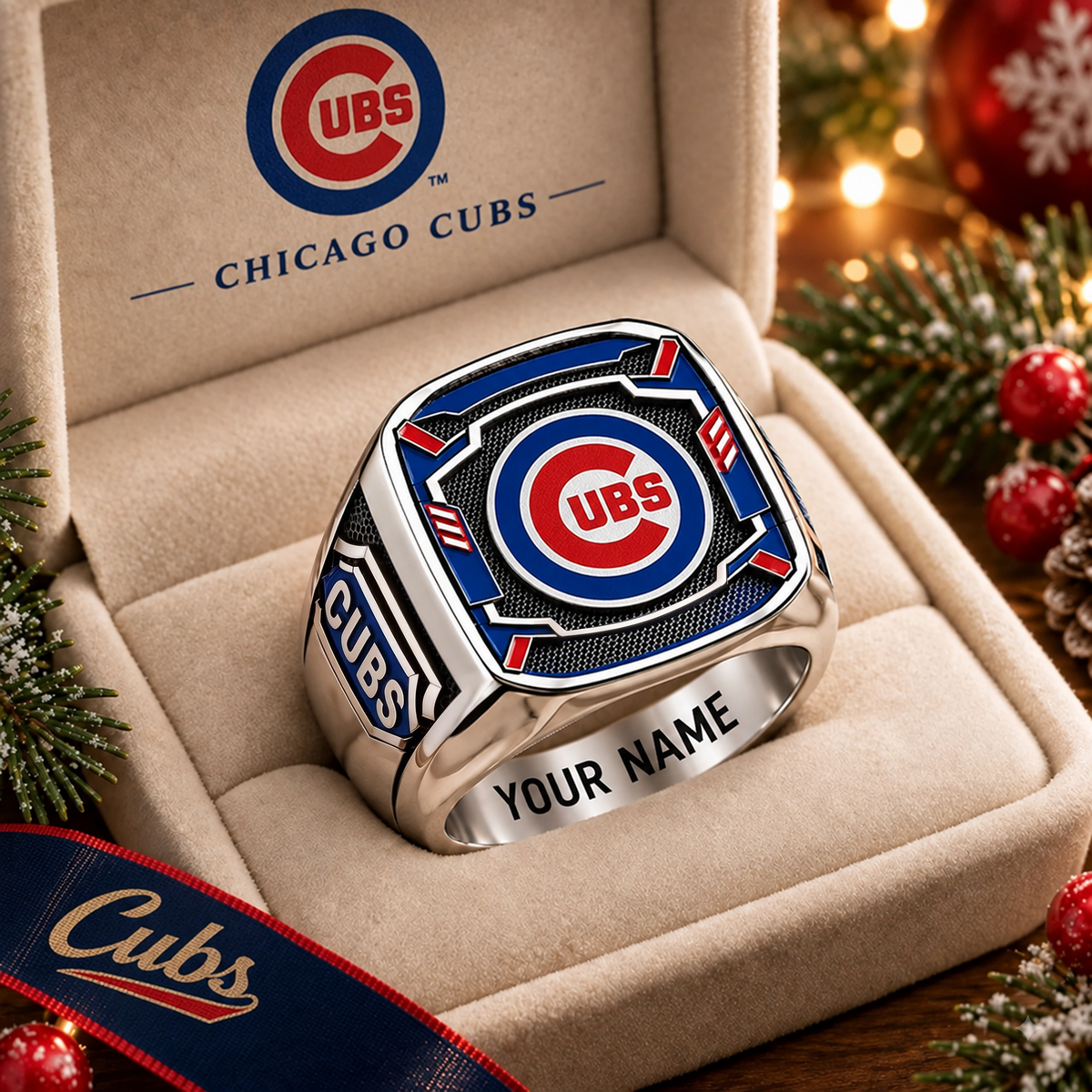 Exclusive MLB x CHI Personalized Name Ring