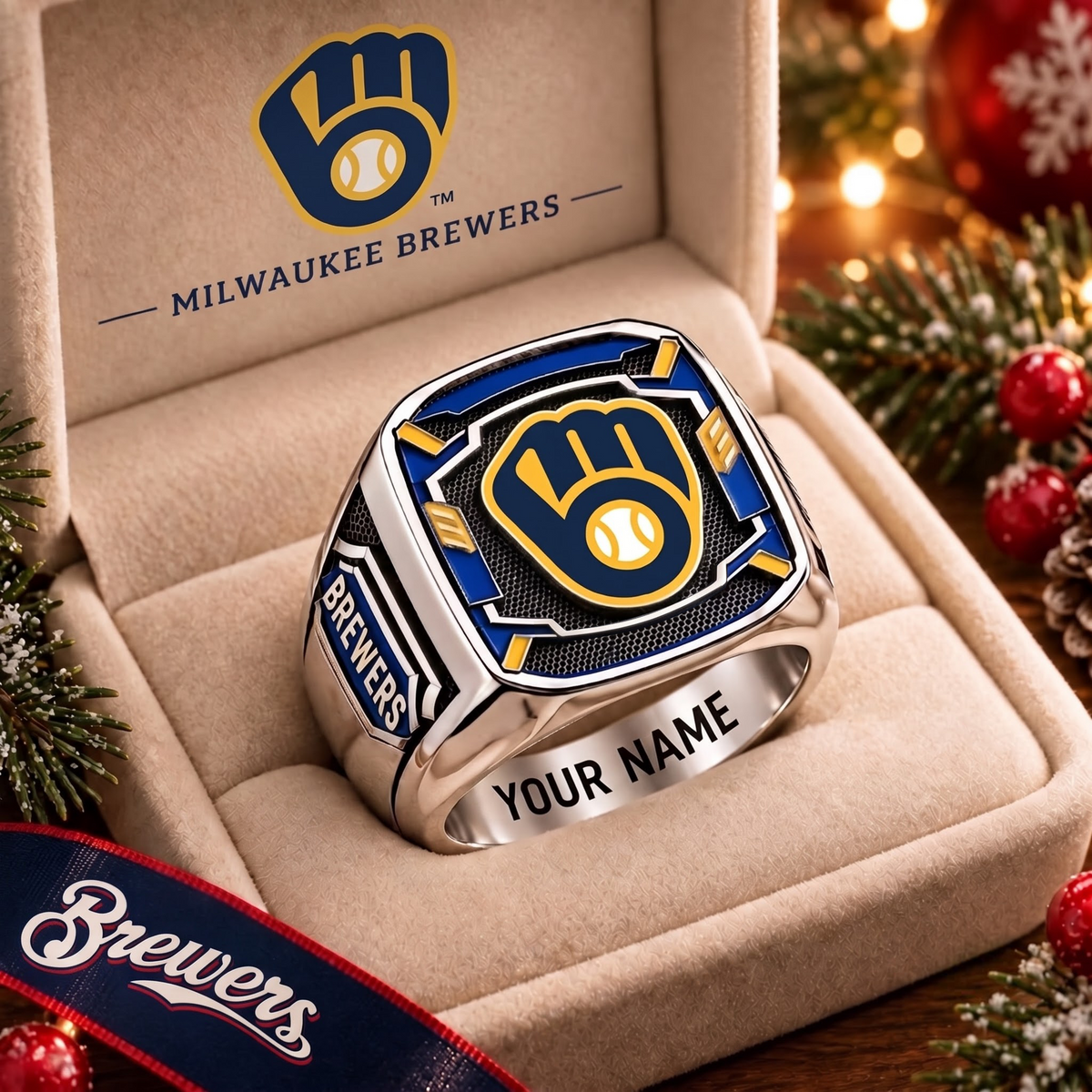 Exclusive MLB x MIL Personalized Name Ring