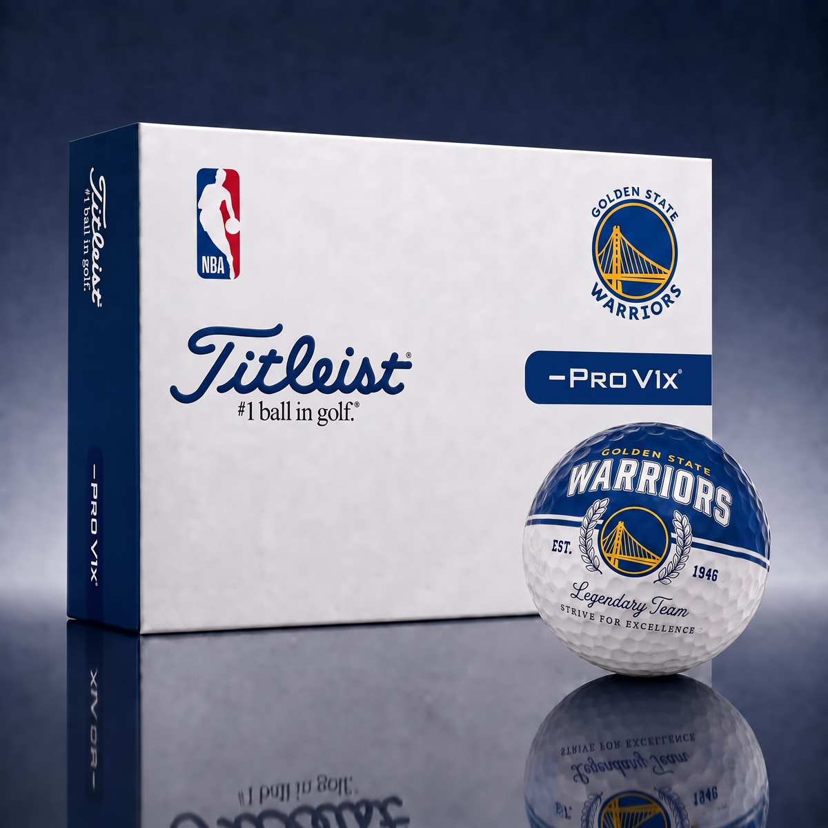 Exclusive NBA x GSW Legendary Team Golf Ball
