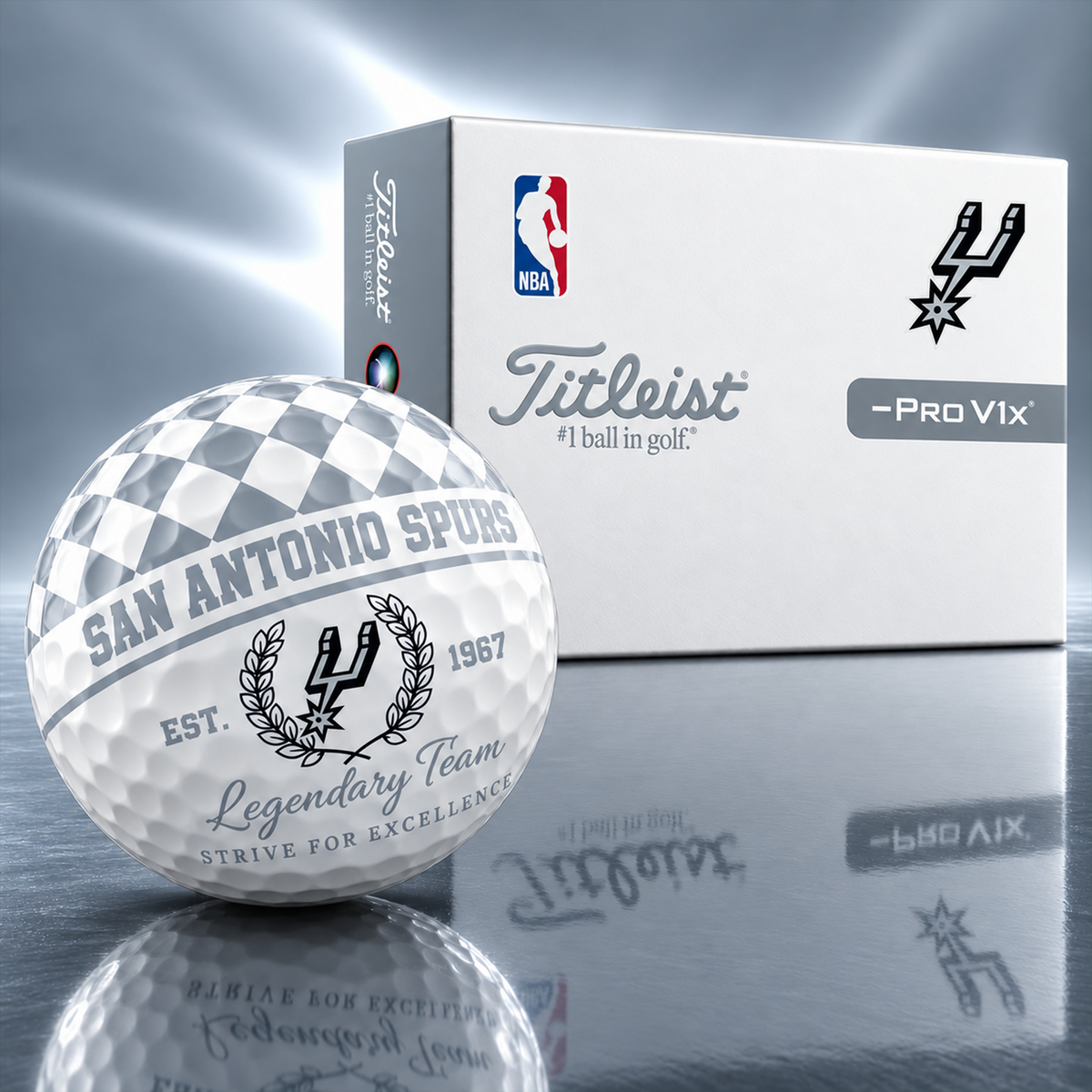 Exclusive NBA x SAS Legendary Team V6 Golf Ball