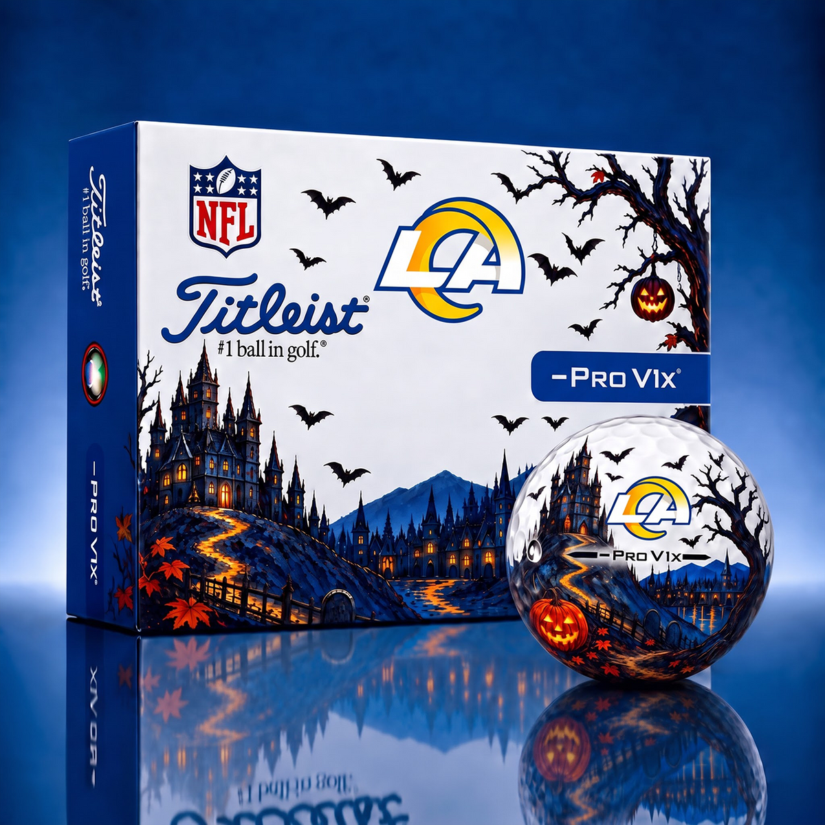 Exclusive NFL x LAR Halloween V3 Golf Ball