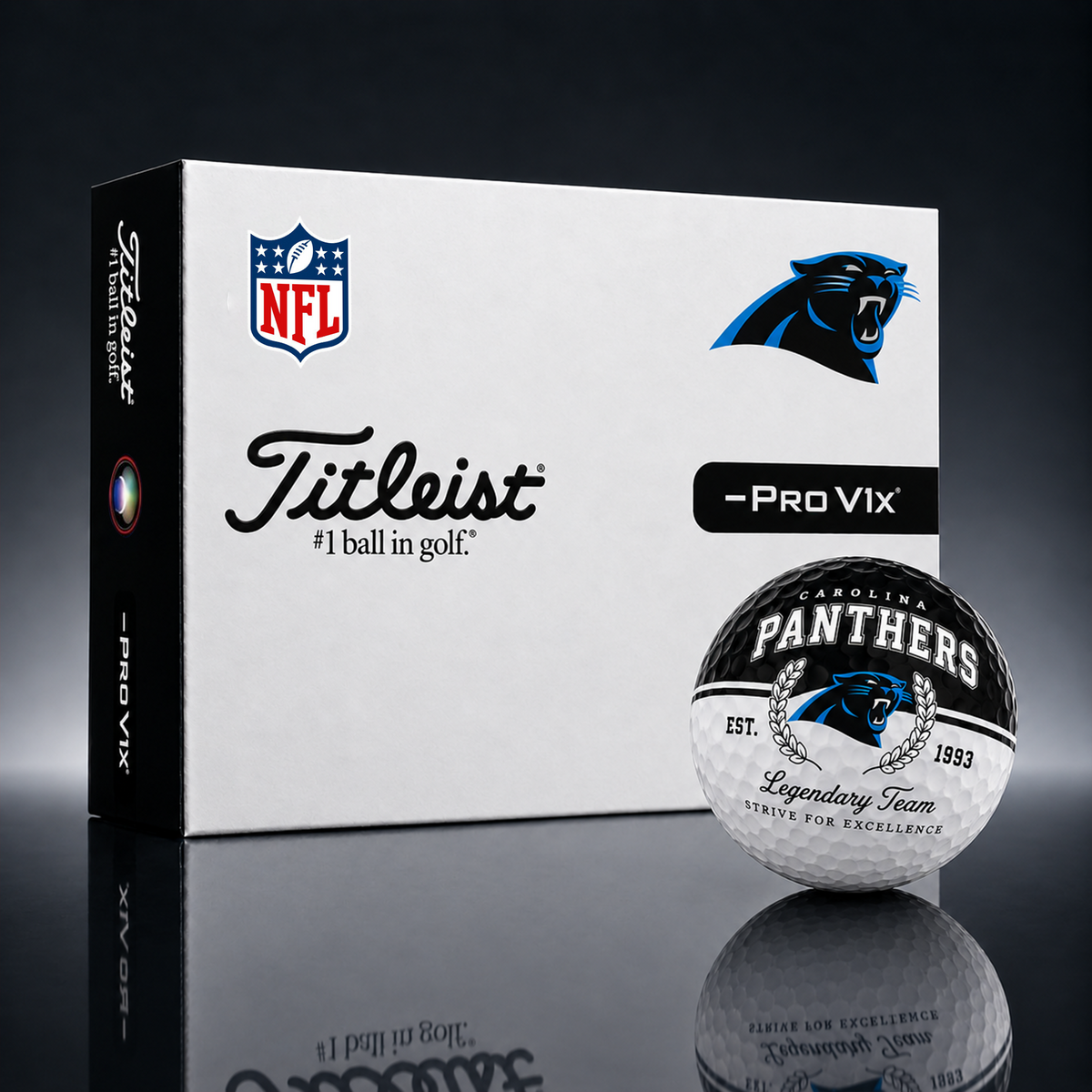 Exclusive NFL x CAR Legendary Team Golf Ball