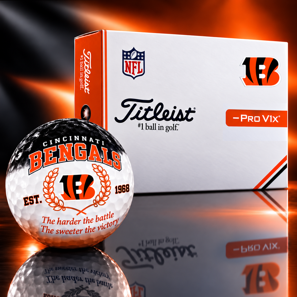 Exclusive NFL x CIN Sweater Victory Golf Ball