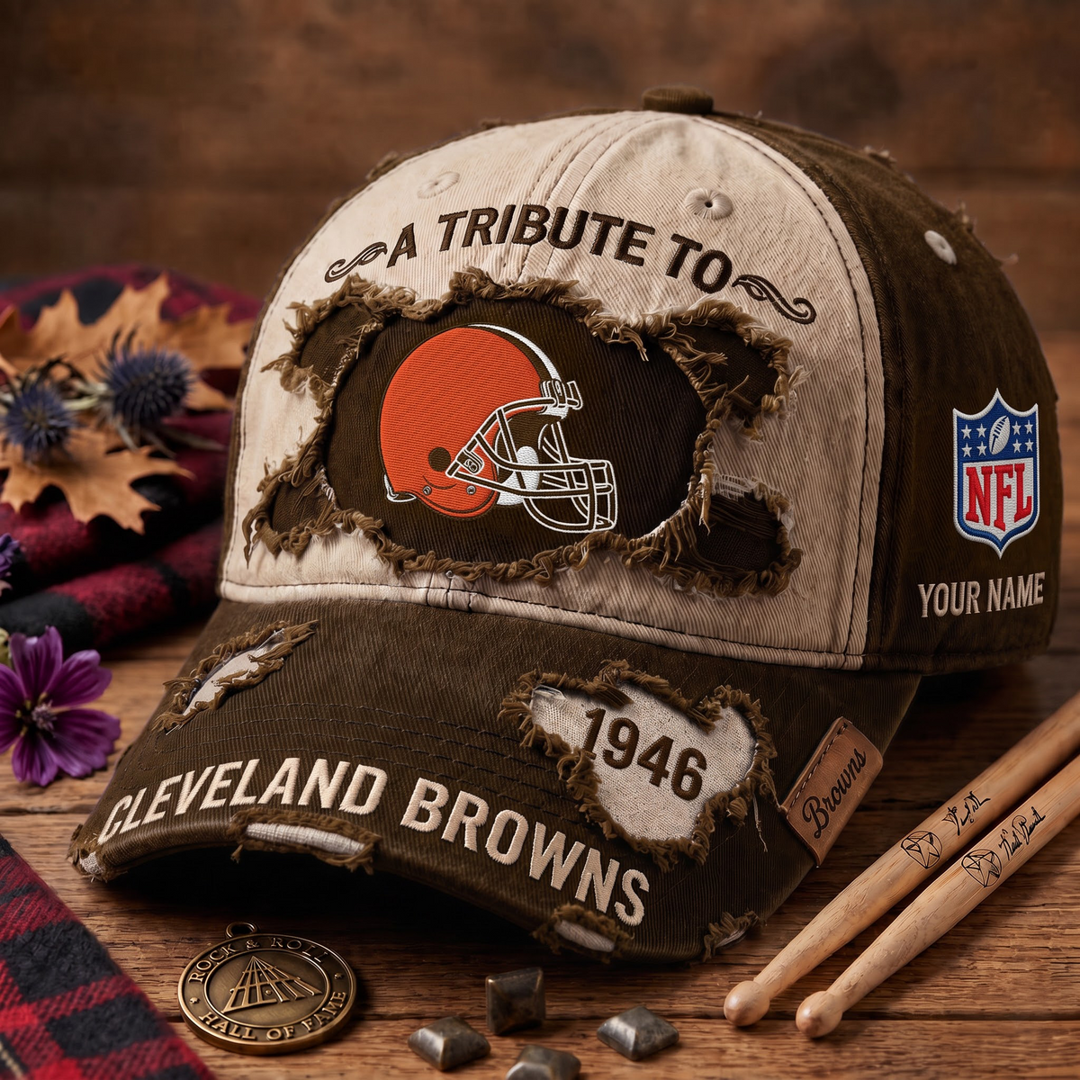 Exclusive NFL x CLE Personalized Name Cap