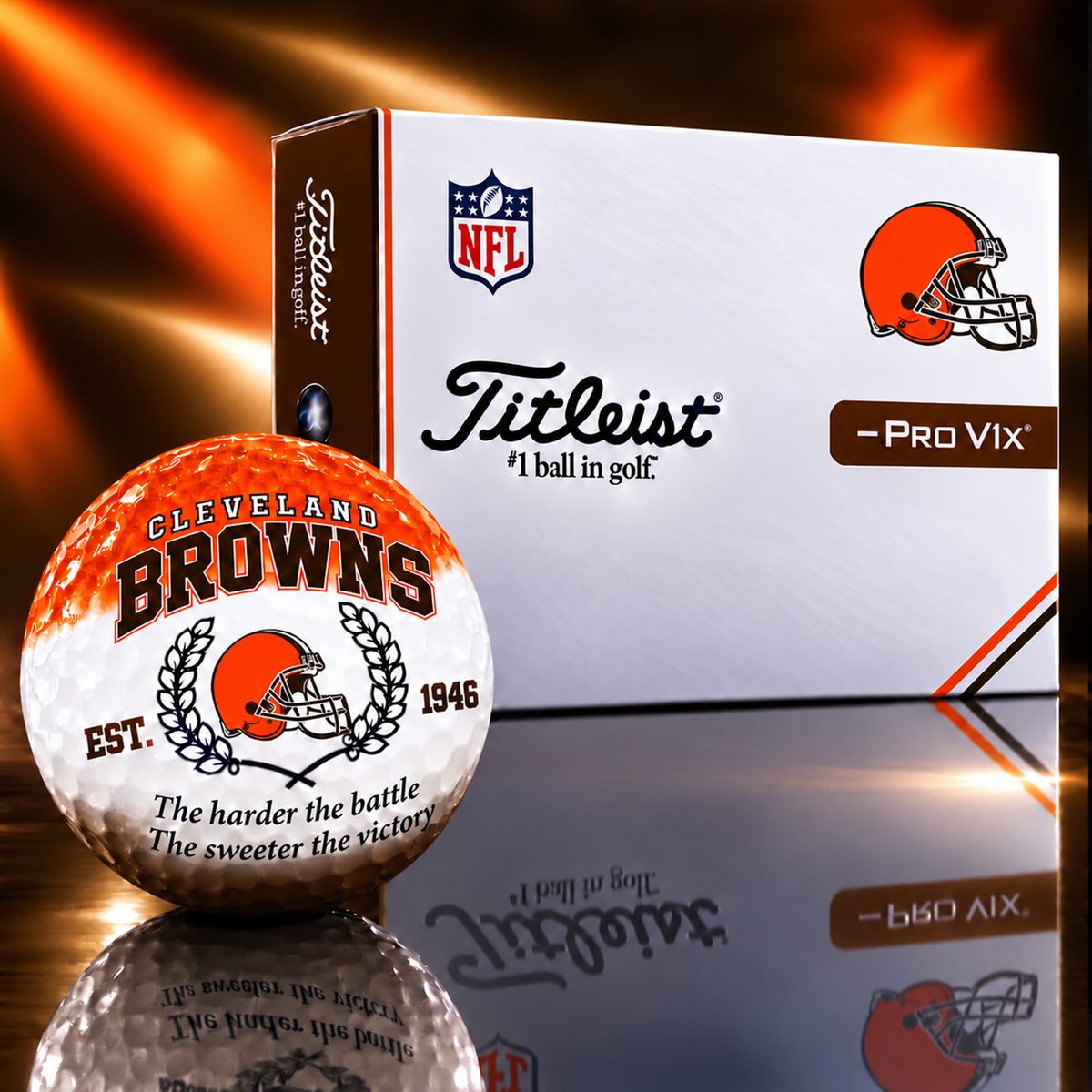 Exclusive NFL x CLE Sweater Victory Golf Ball