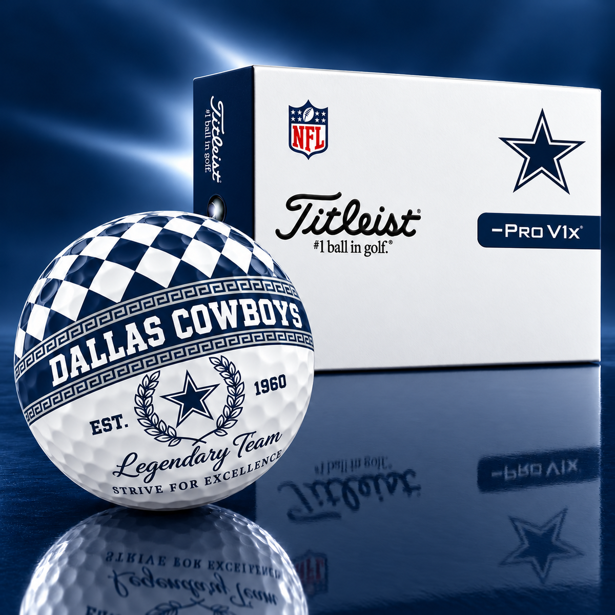 Exclusive NFL x DAL Legendary Team V10 Golf Ball