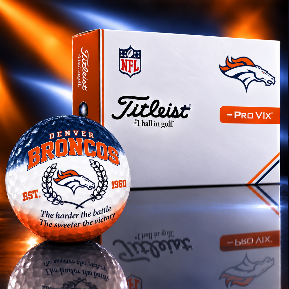 Exclusive NFL x DEN Sweater Victory Golf Ball