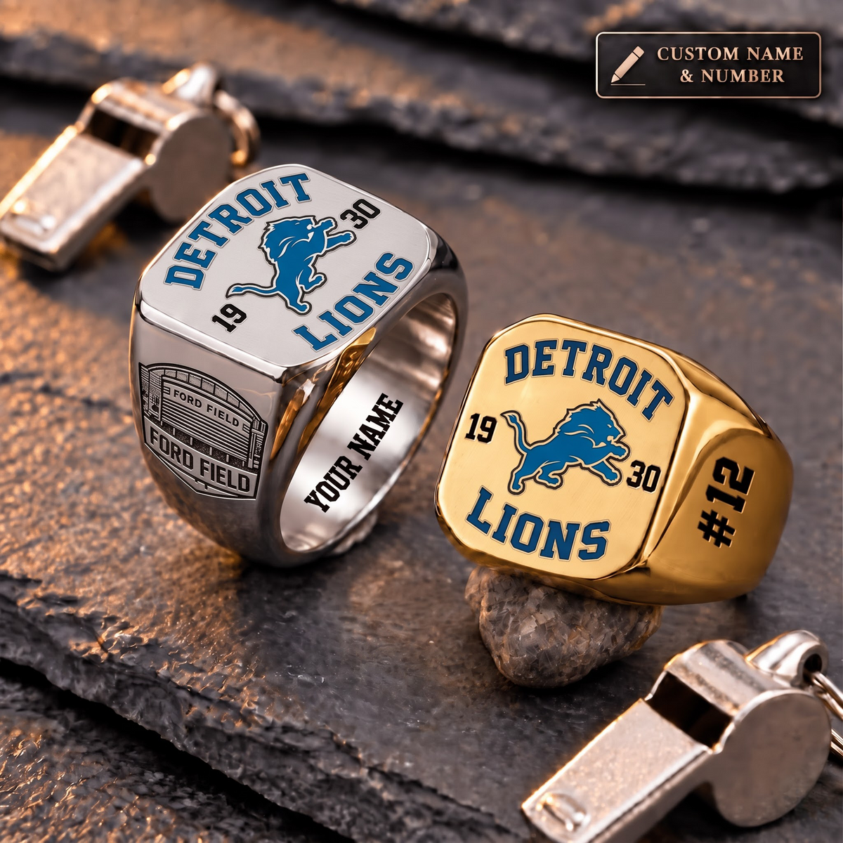 Exclusive NFL x DET Classic Personalized Ring