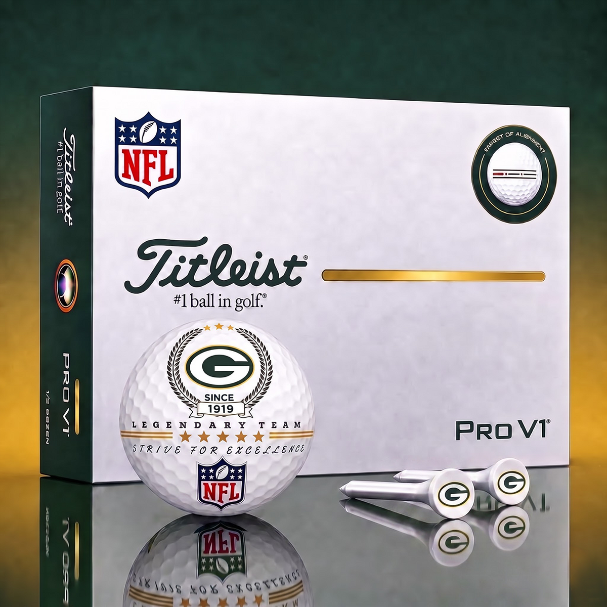 Exclusive NFL x GB Legendary Team V2 Golf Ball