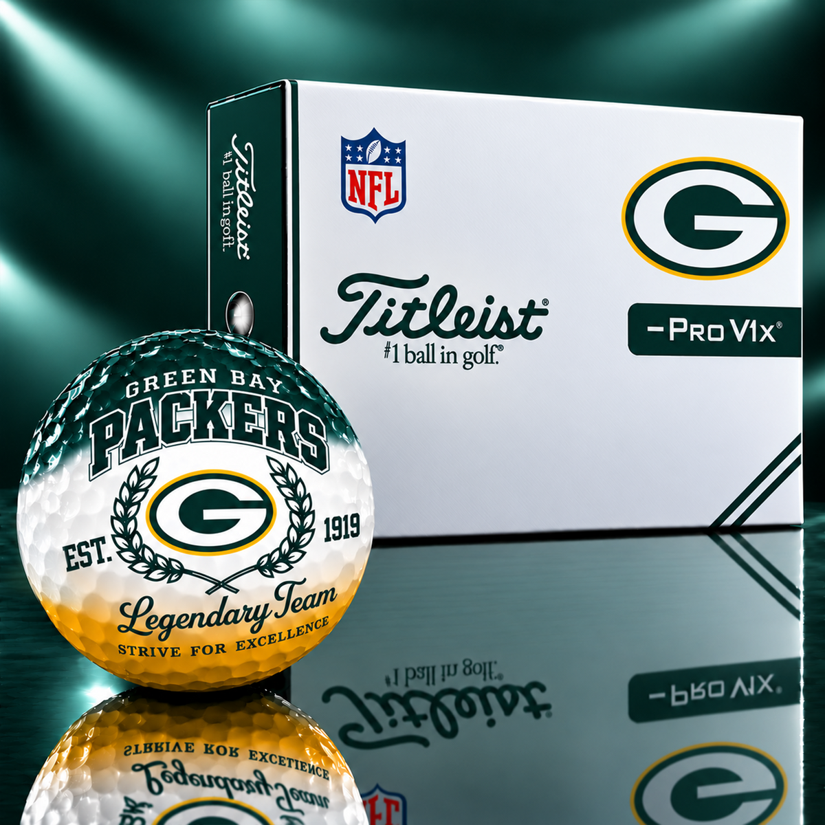 Exclusive NFL x GB Legendary Team V9 Golf Ball