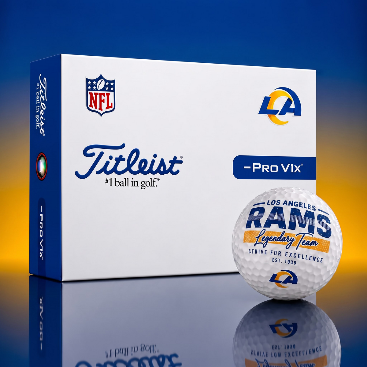 Exclusive NFL x LAR Legendary Team V3 Golf Ball
