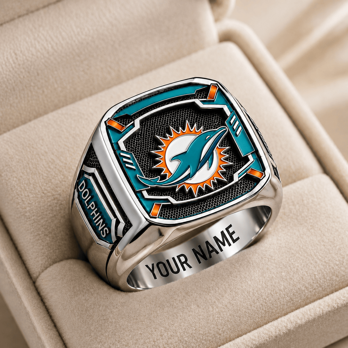 Exclusive NFL x MIA Personalized Name Ring