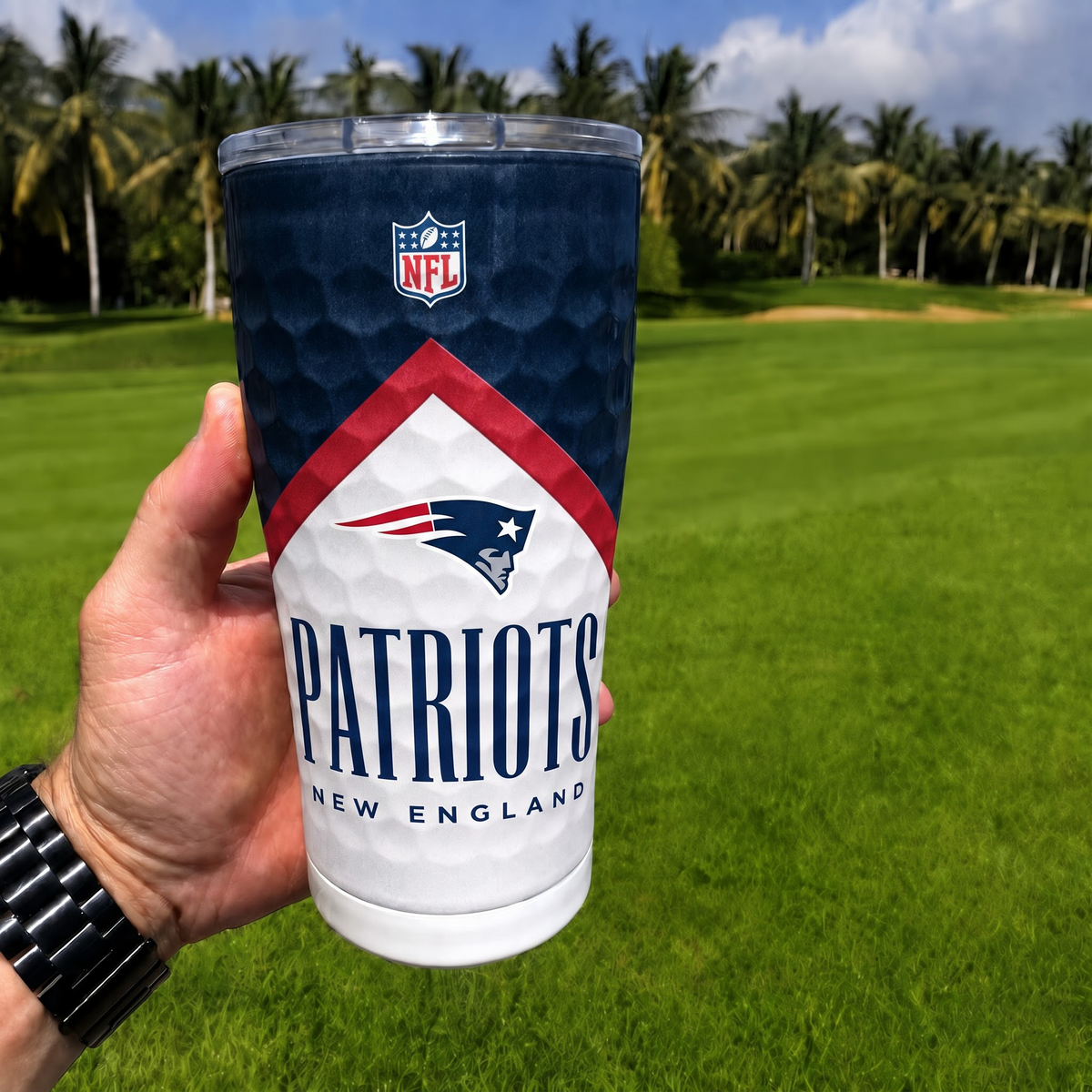 Exclusive NFL x NE Golf Tumbler