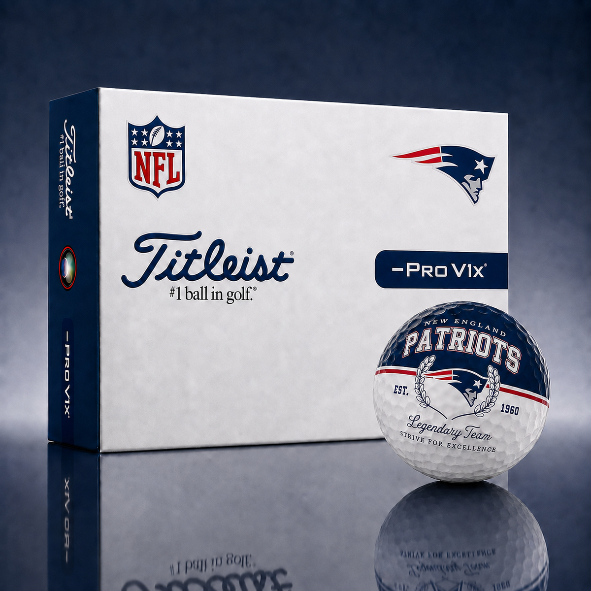 Exclusive NFL x NE Legendary Team Golf Ball