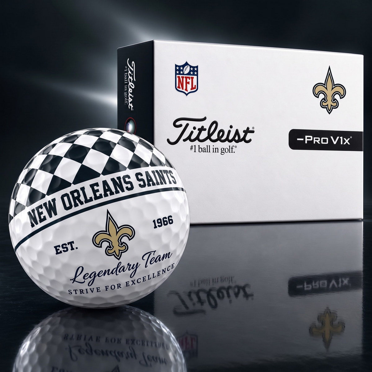 Exclusive NFL x NO Legendary Team V6 Golf Ball