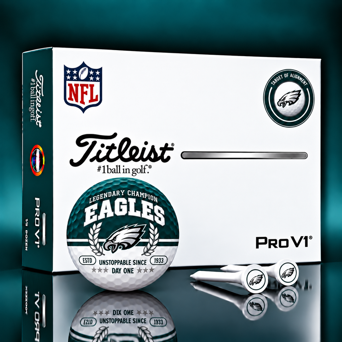 Exclusive NFL x PHI Legendary Champion Golf Ball