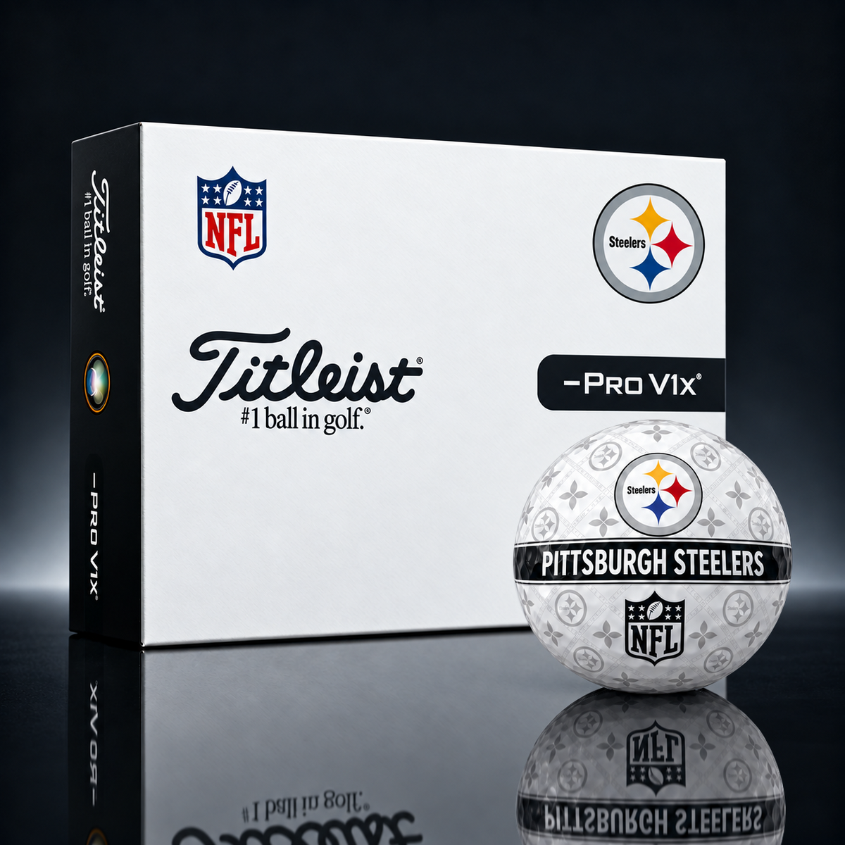 Exclusive NFL x PIT Pattern Golf Ball